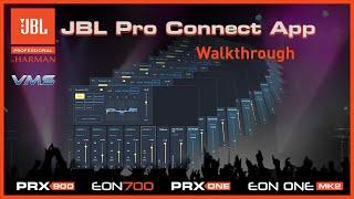 JBL Pro Connect App  Walkthrough