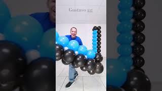 balloon decoration ideas  birthday decoration ideas at home #gustavogg #shorts