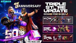 7th Anniversary Store Update OB45 Magic Cube Store Update  Free Fire New Event  Ff New Event