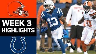 Browns vs. Colts  NFL Week 3 Game Highlights