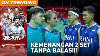 INA Vs DEN - Ganda Putra  ALFIANARDIANTO Vs BAYMOLHEDE  INDONESIA OPEN 2023