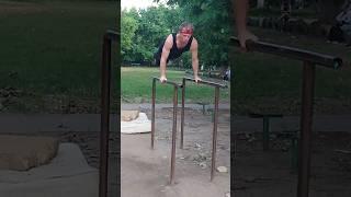 One day or day 1 - Parallel bar sideway back flip.  #oneday #dayone #day1 #parkour #motivation