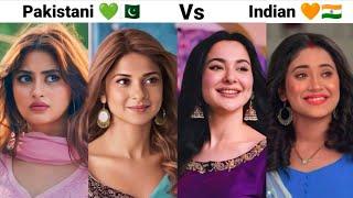 Indian TV actress VS Pakistani TV actress  Pick One  Thinking brain