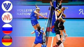 Russia vs. Germany - Full Match  Womens VNL 2018