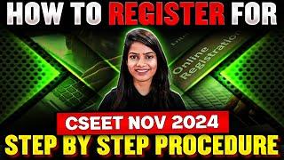 How To Register For CSEET Nov 2024  Step by Step Procedure