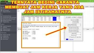 Cara Membuat Jam Kerja Lengkap Dengan Jam Istirahat Pada Aplikasi Attendance Management