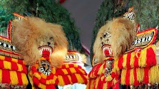 Keren Banget. Atraksi Duel Ngeri Pembarong LAWASAN Reog Ponorogo GEMPARKAN Desa Campursari