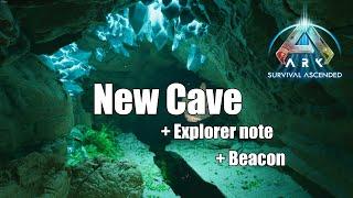 New ARK Scorched Cave Perfect for PVP + Fasolasuchus Explorer note + Beacon Emplacement