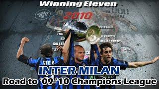 PS3 PES 2010 Inter Milan All Goals in 09-10 Champions League