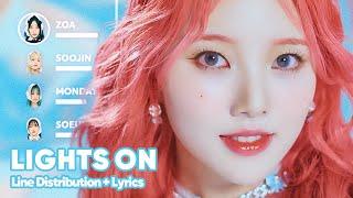 Weeekly - LIGHTS ON Line Distribution + Lyrics Karaoke PATREON REQUESTED