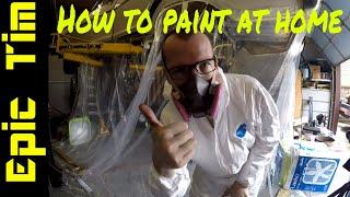 1964 Chevy ii Build update #9 Not a one trick pony afterall - how to paint in your garage