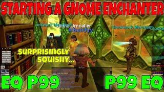 EverQuest Project 1999 Starting a Gnome Enchanter Part 1  P99 EQ green server WOW IM SQUISHY???????