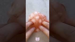 Slime ASMR 🫚 Ginger from @slime_og 🫧 a clear jelly cube texture