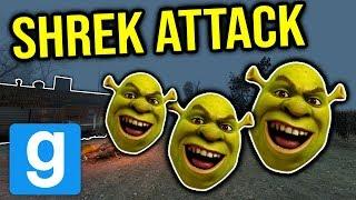 SHREK CHASE IN CORN FIELD gmod nextbot