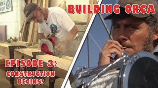 Building ORCA - Episode 3 Construction begins  Cutting and scarfing the keel