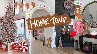 Christmas Home Tour   Gingerbread House Decor