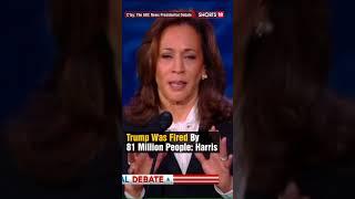 Kamala Harris Calls Out Trumps 2020 Election Defeat During #debate2024  N18S  #usanews  #shorts