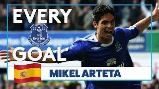 MIKEL ARTETA EVERY EVERTON GOAL