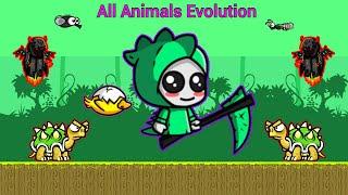 All Animals Evolution With Cute Dino Reaper EvoWorld.io