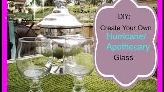 DiY Create Your Own HurricaneApothecary Glass - asimplysimplelife