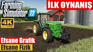 FARMING SIMULATOR 22  İLK OYNANIŞ  YEP YENİ ÖZELLİKLER - BAMBAŞKA EKİPMANLAR 