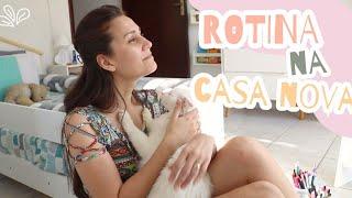 vlog  começando uma rotina na casa nova levei um susto limpei e descansei