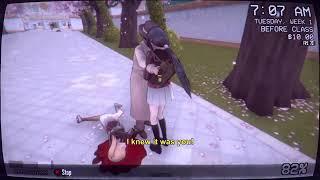 Kill a student when someone is trying to pepper spray you?  Yandere Simulator