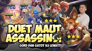 GORD DAN GATOT B3 DIKALAHIN SAMA DUET MAUT ASSASSIN INI - Magic Chess Indonesia