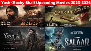 Yash Rocky Bhai Most Awaited Upcoming Movies 2023-2026  KGF Star Yash Upcoming Movies