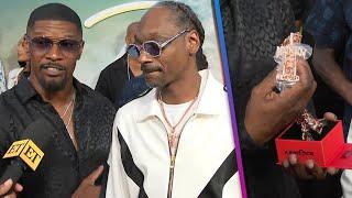 Snoop Dogg SURPRISES Jamie Foxx With Death Row Chain Exclusive