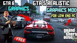 GTA 5 REALISTIC GRAPHICS MOD FOR LOW END PC  GTA NEW MODS HOW TO INSTALL GRAPHICS MOD IN GTA 5