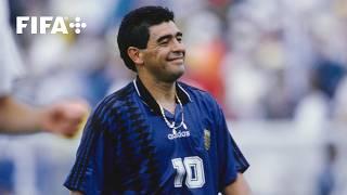 TOP 10 GOALS From FIFA World Cup 1994 Ft. Maradona Baggio & Hagi
