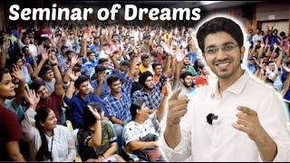 Seminar of Dreams - By Aman Dhattarwal  Motivational Video  Hindi