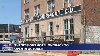 New Sessions Hotel in Bristol VA set to open in October of 2019