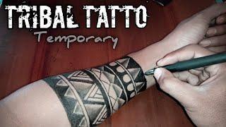 Cara Membuat TATO TRIBAL Mudah dan Simple di Tangan