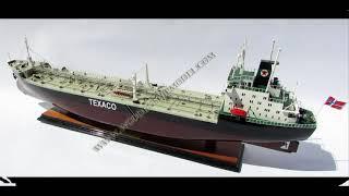 TEXACO STOCKHOLM MODEL SHIP 80 CM - HANDICRAFTS MODEL FROM GIA NHIEN CO. LTD - VIETNAM