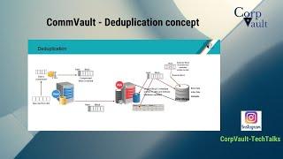 #CommVault - #Deduplication concept For Beginners