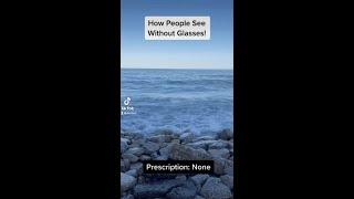 How People See Without Glasses Nearsightedmyopia #shorts