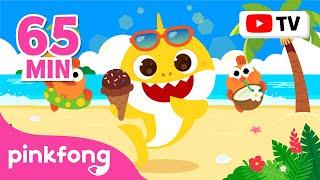 TV for Kids ️ Summer Fun with Baby Shark  Summer Remix  Pinkfong Songs for Kids