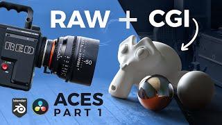 Add VFX into Cinematic RAW+LOG Footage the right way  ACES Part 1