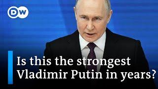 What are the key takeaways from Vladimir Putins state of the union address  DW News