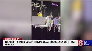 Fatman Scoop transported to hospital after having medical emergency on stage in Hamden