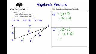 Vectors - Corbettmaths