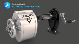 X-ACTO® KS™ Manual Classroom Pencil Sharpener 1031