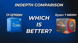 Intel i7- 12700H vs Ryzen 6800H In-depth Comparison Which is better i7 12 gen vs Ryzen 7 6800?