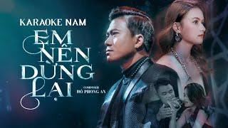  Karaoke  EM NÊN DỪNG LẠI  KHANG VIỆT - Beat Gốc Độc Quyền