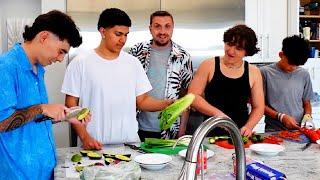 Cooking ALL Together  Table Top Nachos