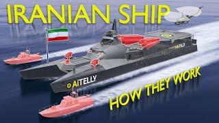 Iranian Navy Ships How they are made  Iranian corvette Shahid Soleimani