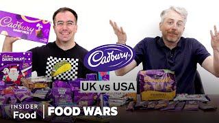 US vs UK Cadbury  Food Wars  Insider Food