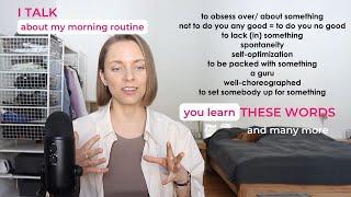 Intermediate English vocab - my morning routine English + Vlog